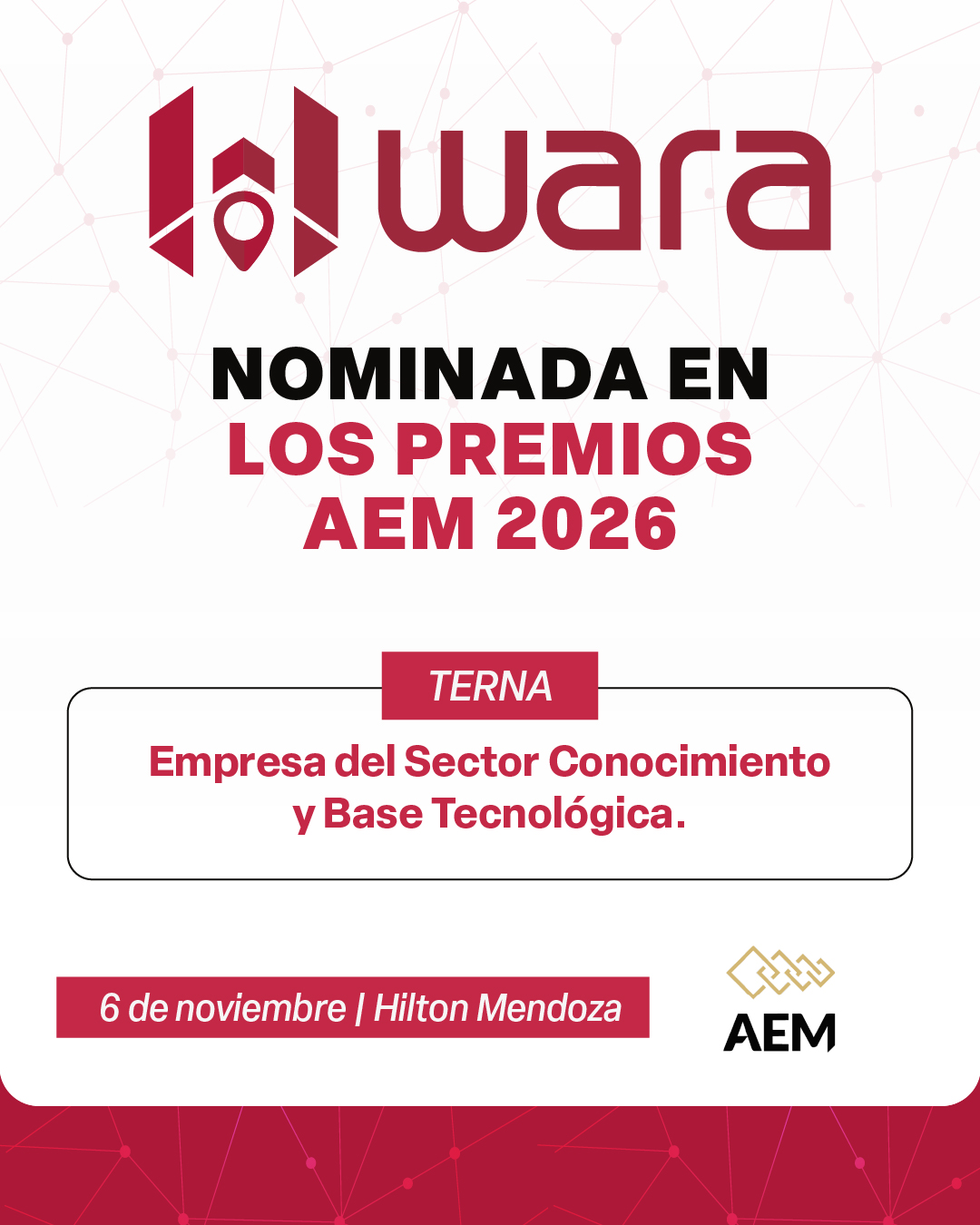 WARA, nominada a los Premios AEM 2026